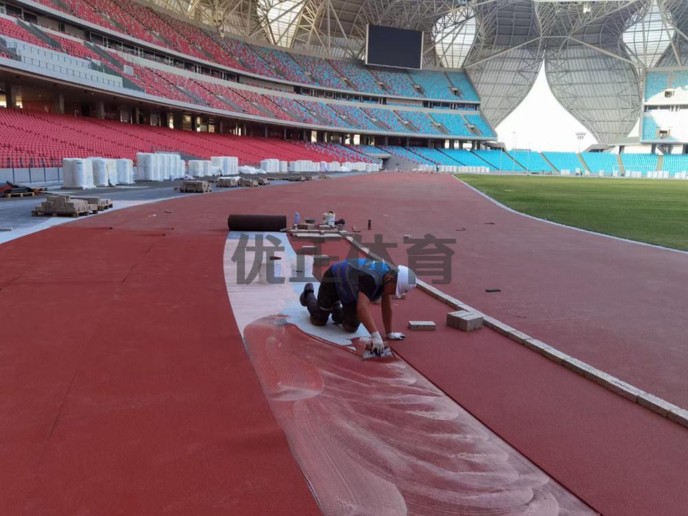 案例预制型橡胶跑道每平方米的价格